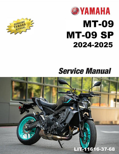 Yamaha MT-09 Motorcycle Service Manual factory service manual title page