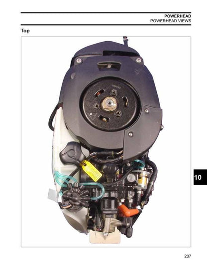Evinrude ETEC 75 90 Outboard Service Manual sample page from the repair manual