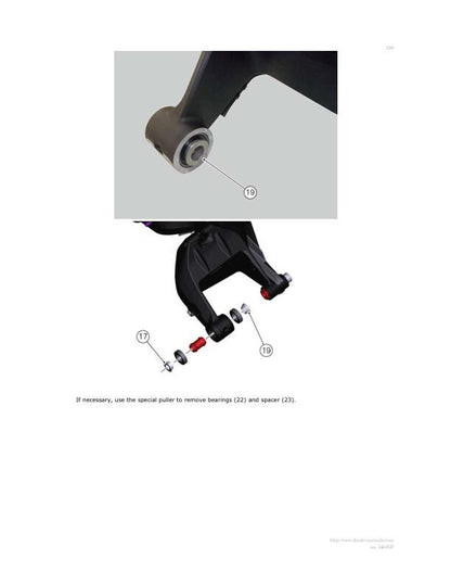 Ducati Monster 1200 Motorcycle Service Manual sample page showing repair procedures