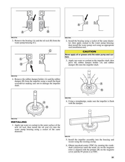 Arctic Cat Thundercat Riot Pantera ZR 7000 9000 Snowmobile Service sample page from the repair manual