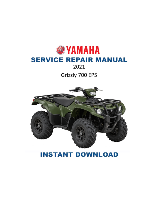 Yamaha Grizzly 700 2021 service manual PDF