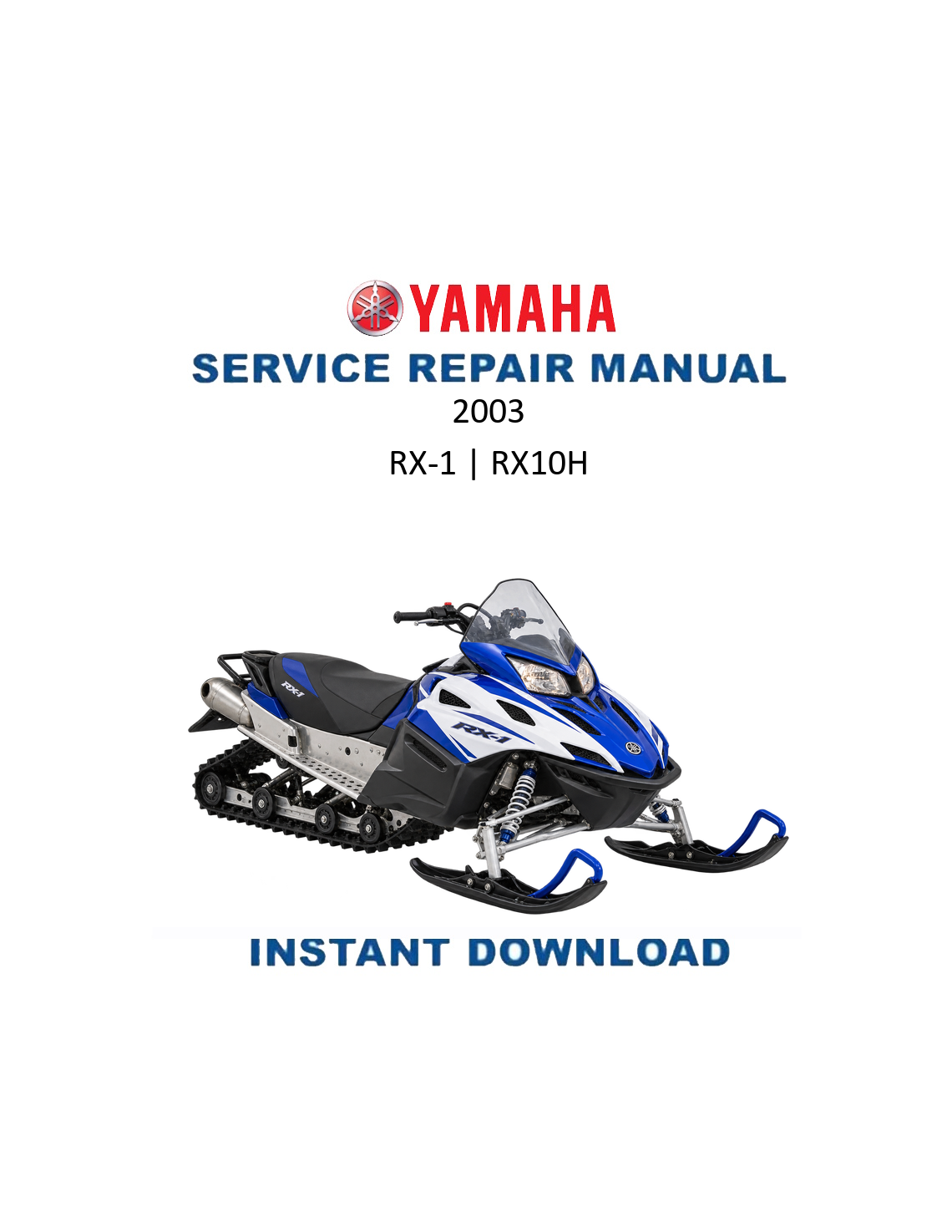 Yamaha RX-1 2003 service manual PDF
