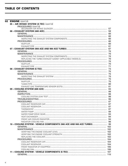 Skidoo Grand Touring 600 900 Snowmobile Service Manual sample page from service manual