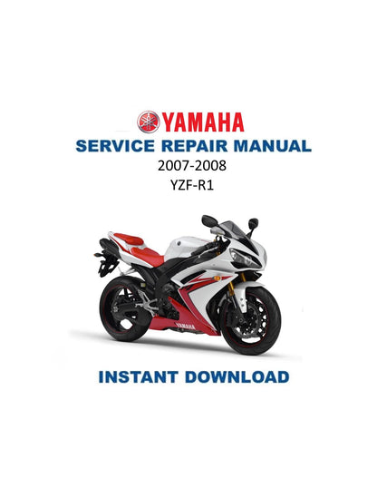 Yamaha YZF-R1 Motorcycle Service Manual 2007-2008 - Service Manual PDF Instant Download