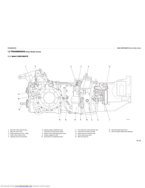 Deutz Agrotron 106 110 115 120 135 150 165 MK3 Tractor Service Manual sample page from service manual