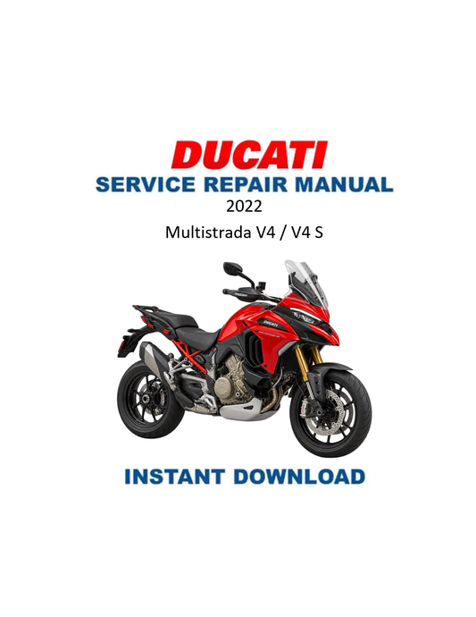 Ducati Multistrada V4 S 2022 service manual PDF