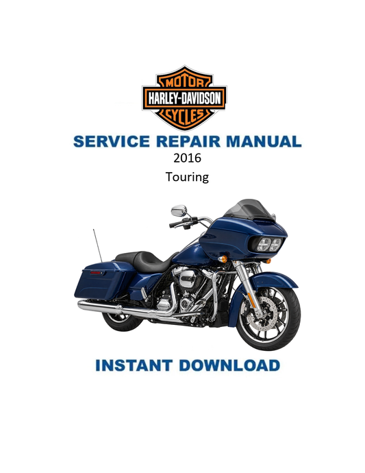 2016 Harley-Davidson Touring Motorcycle Service Manual PDF