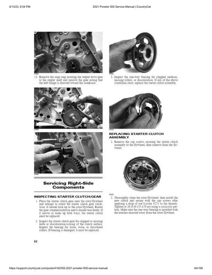 Arctic Cat Prowler 500 UTV Service Manual sample page with technical illustrations
