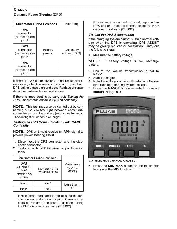 Can-Am Maverick HD7 700 UTV Service Manual sample page with technical illustrations