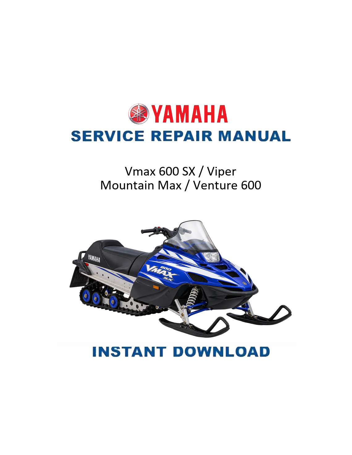 Yamaha VX600 SX600 MM600 VT600 service manual PDF