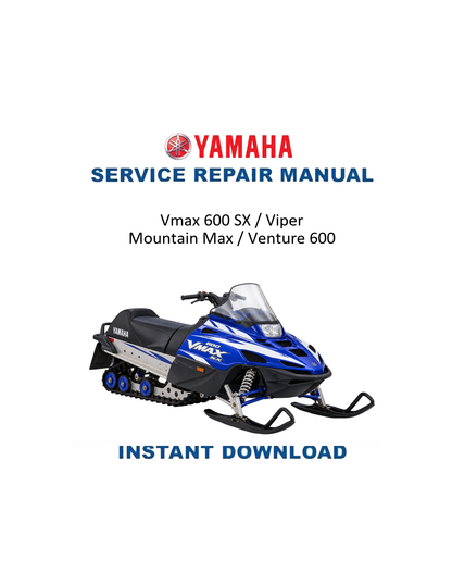 Yamaha VX600 SX600 MM600 VT600 service manual PDF