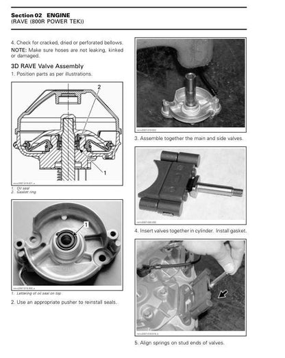 Skidoo REV XP 600 800 Snowmobile Service Manual table of contents