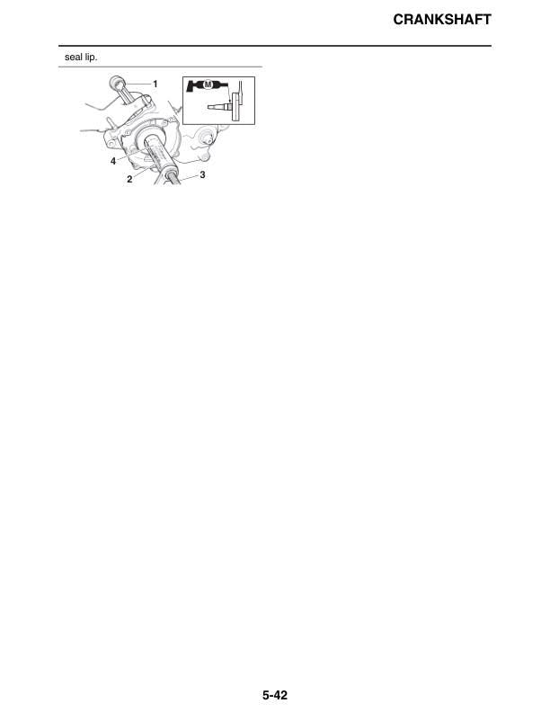 Yamaha YZ 125 XN Motorcycle Service Manual sample page from the repair manual
