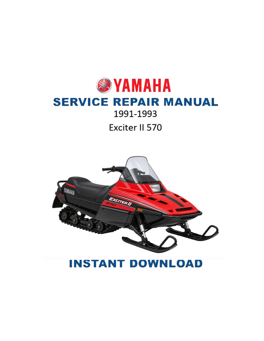 Yamaha Exciter II 570 service manual PDF