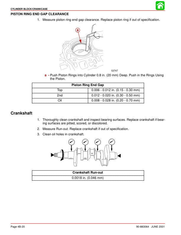 Mercury 30 40 EFI Outboard Service Manual table of contents