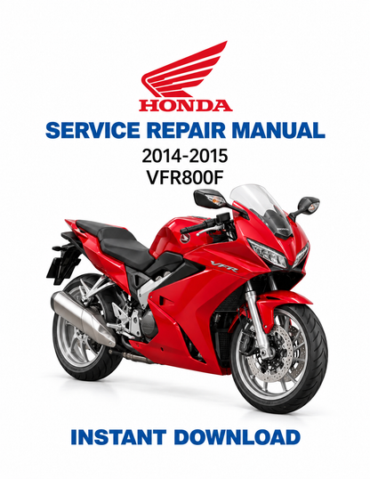 Honda VFR800F Interceptor 2014-2015 service manual PDF