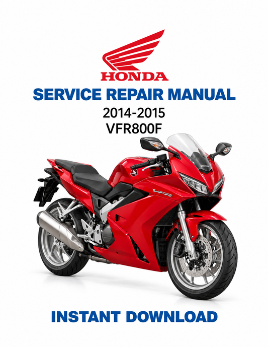 Honda VFR800F Interceptor 2014-2015 service manual PDF
