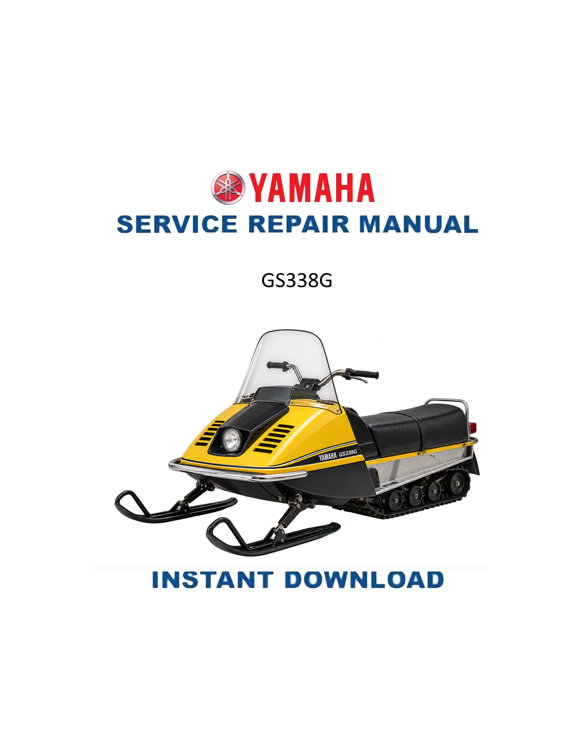 Yamaha GS338 service manual PDF