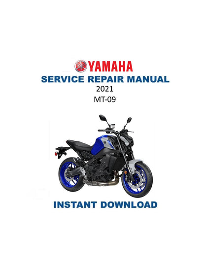 Yamaha MT09 FZ09 Motorcycle Service Manual 2021-2024 - Service Manual PDF Instant Download