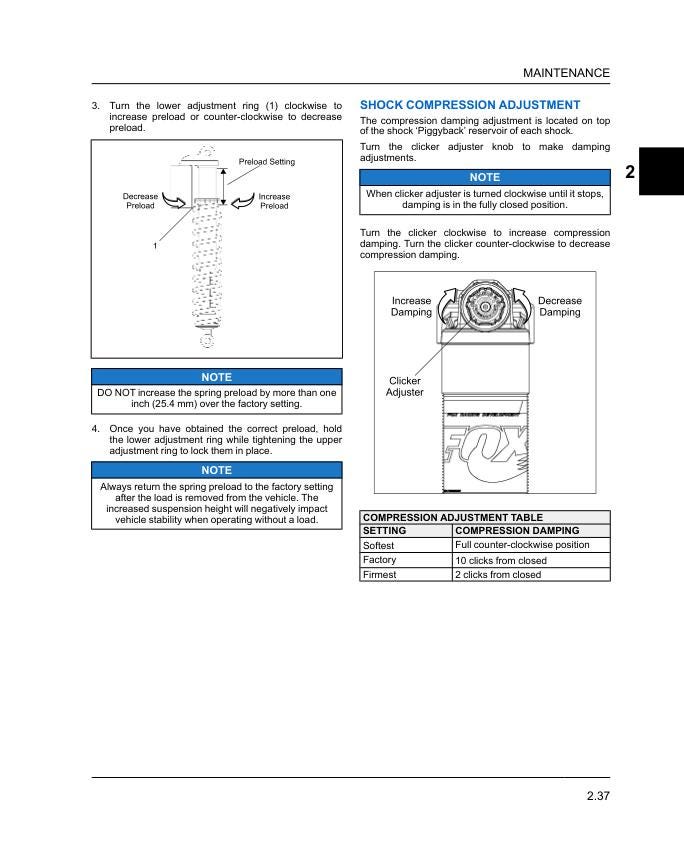 Polaris Sportsman XP 850 1000 ATV Service Manual sample page from service manual