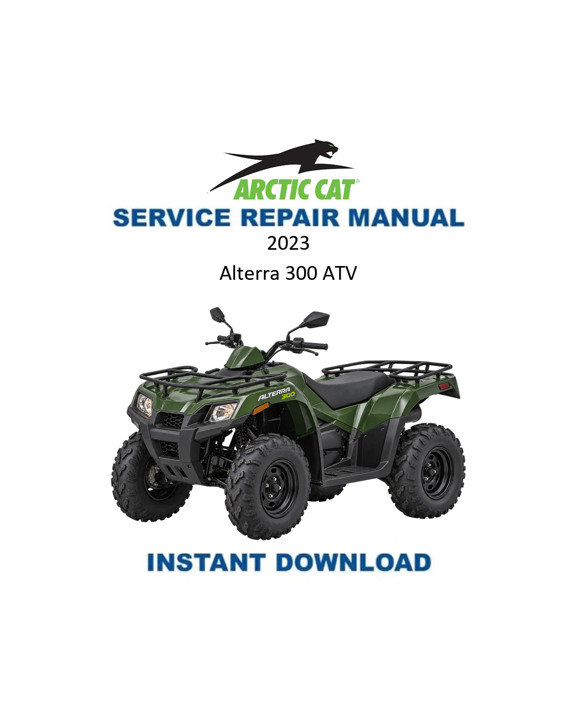 Arctic Cat Alterra 300 2023 service manual PDF