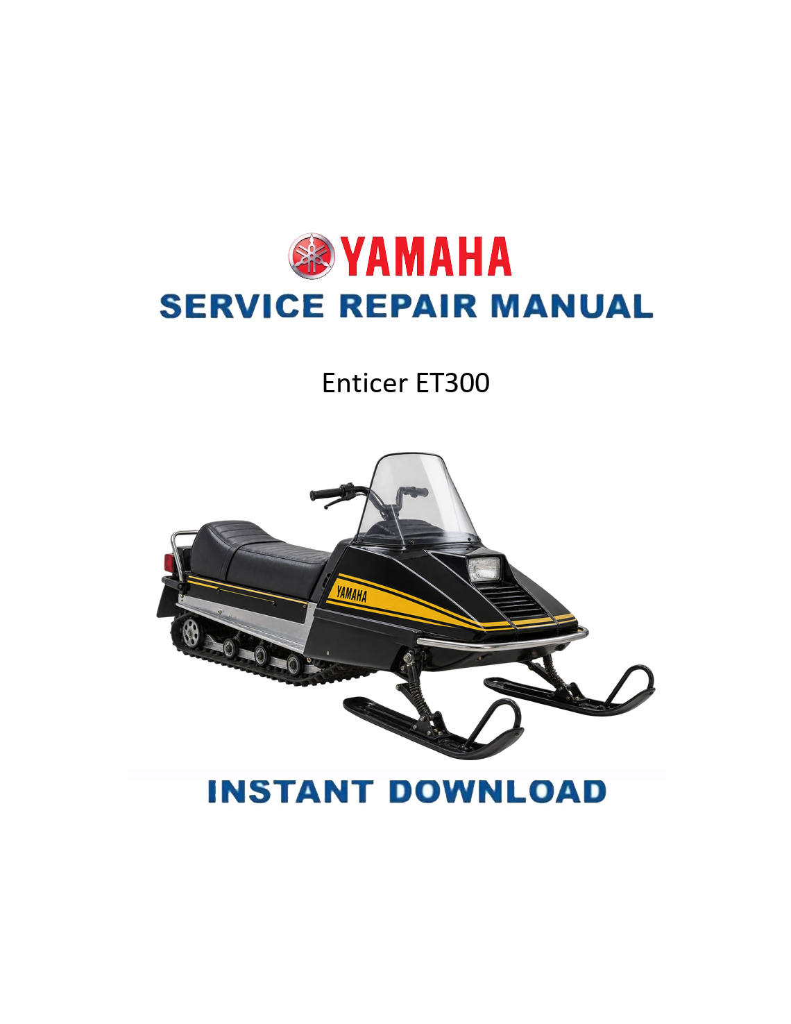 Yamaha ET300 Enticer service manual PDF