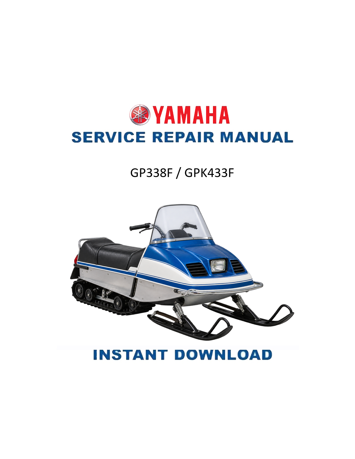 Yamaha GP338 GPK433 service manual PDF