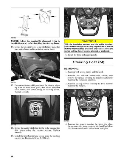 Arctic Cat Riot ZR M 600 858 Snowmobile Service Manual sample page from service manual