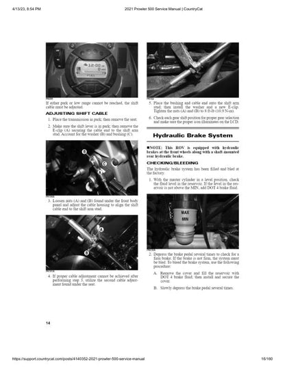 Arctic Cat Prowler 500 UTV Service Manual sample page from service manual