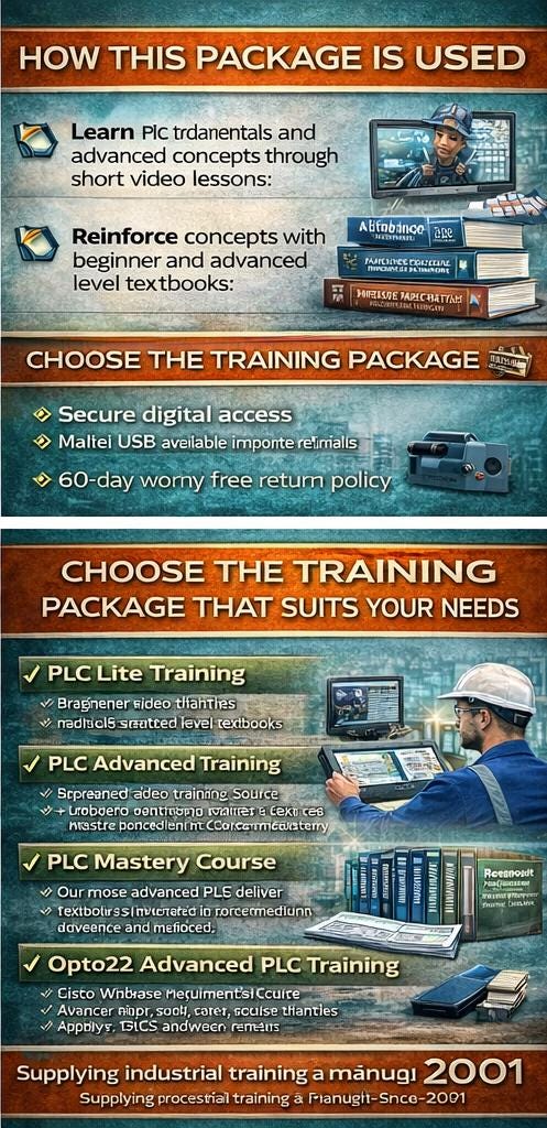 Instrumentation & Process Control Course sample page with diagrams and specifications