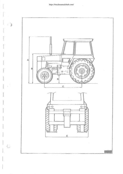 Massey Ferguson 50b Tractor Service Manual factory service manual title page