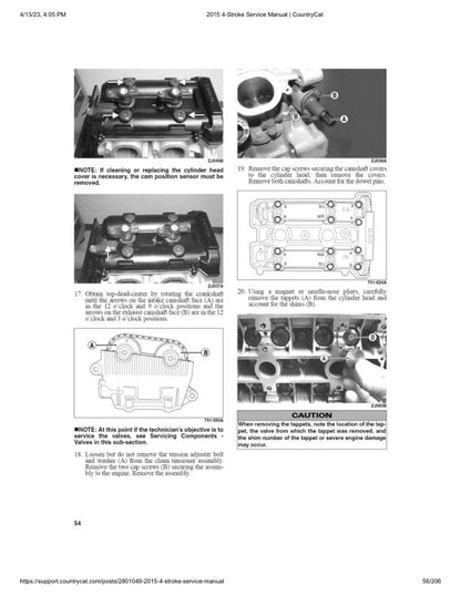 Arctic Cat ZR XF M Pantera 5000 7000 9000 Snowmobile Service Manual sample page with technical illustrations
