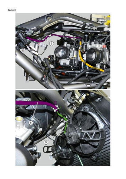 Ducati Hypermotard SP Motorcycle Service Manual sample page from service manual
