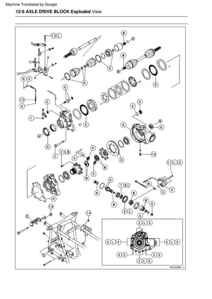Kawasaki Brute Force 650 KVF650 ATV Service Manual sample page showing repair procedures
