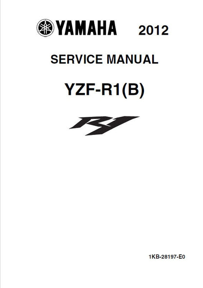 Yamaha YZF-R1 Motorcycle Service Manual factory service manual title page