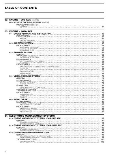 Seadoo GTI GTR Wake 170 Fish Pro Service Manual sample page from service manual