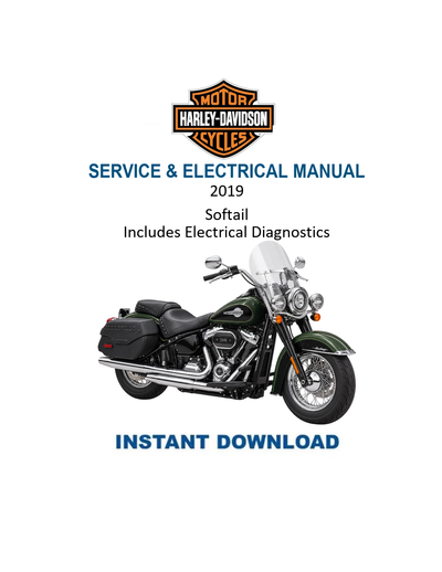 2019 Harley-Davidson Softail Service & Electrical Diagnostic Manual PDF