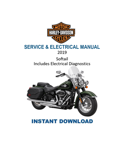 2019 Harley-Davidson Softail Service & Electrical Diagnostic Manual PDF