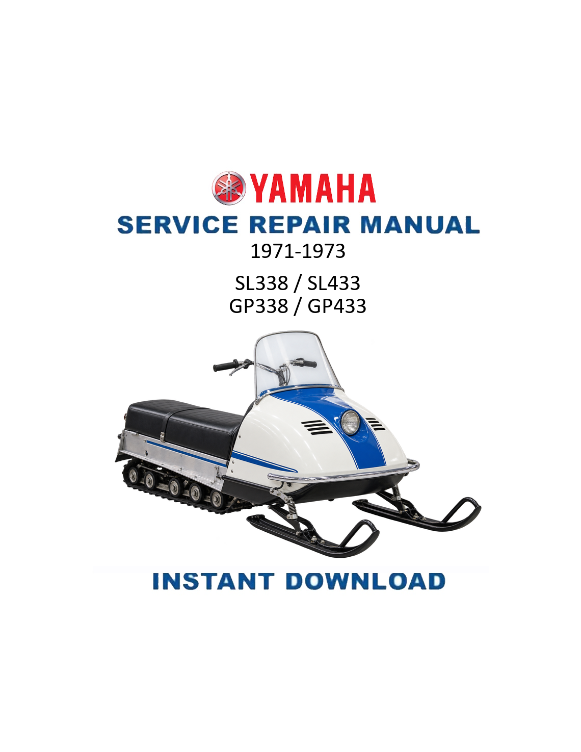 Yamaha SL338 service manual PDF