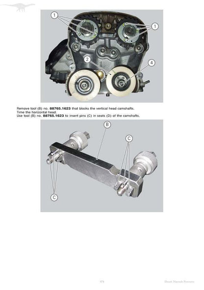 Ducati Monster 821 Motorcycle Service Manual sample page with service data and tables