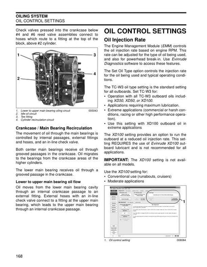 Evinrude ETEC 200 225 250 300 Outboard Service Manual sample page from the repair manual