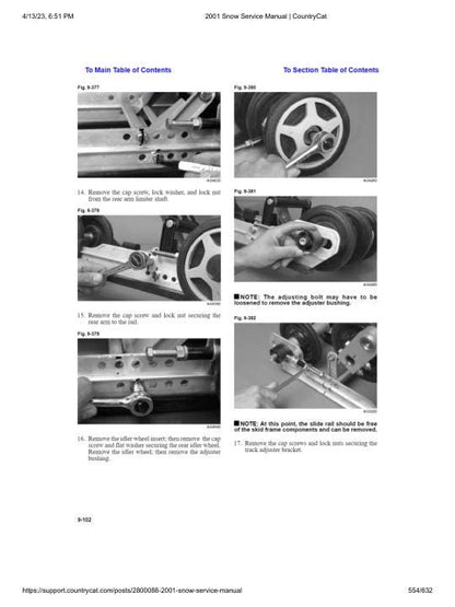 Arctic Cat Panther Bearcat Thundercat ZR ZL Snowmobile Service Manual sample page showing schematics and diagrams