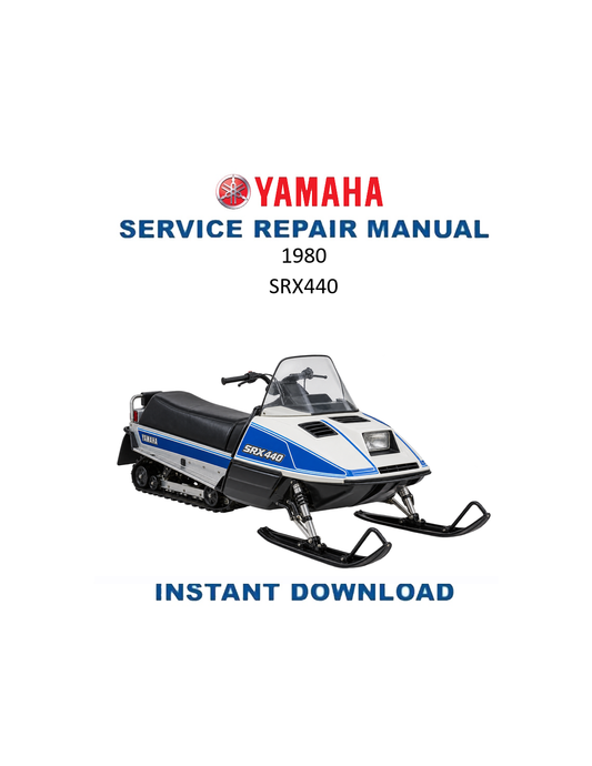 Yamaha SRX440 1980 service manual PDF