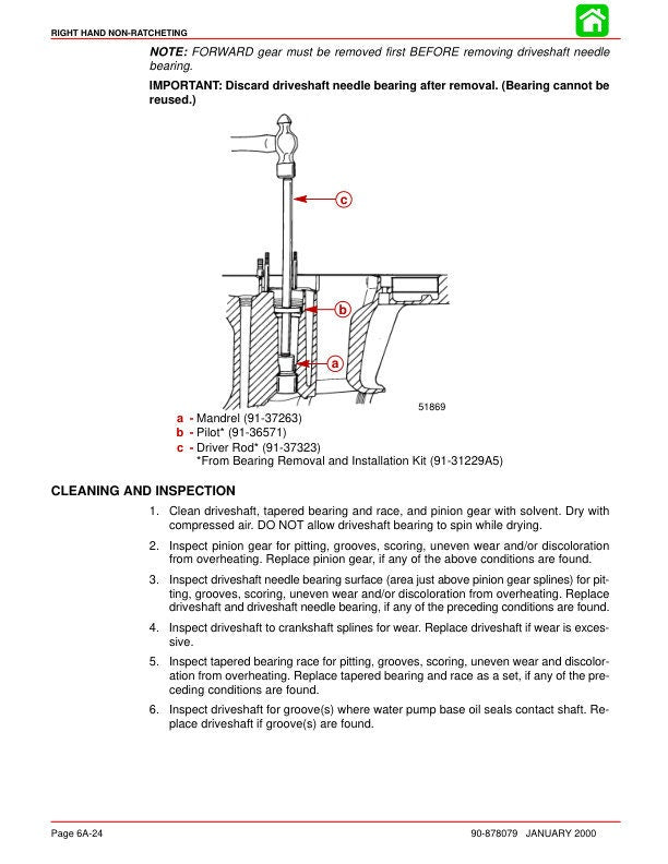 Mercury Mariner 135 150 175 200 Outboard Service Manual sample page showing schematics and diagrams