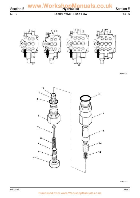 JCB 3CX 4CX 214e 214 215 217 Backhoe Loader Service Manual sample page from the repair manual