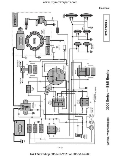 Cub Cadet 3000 Mower Service Manual sample page from the repair manual