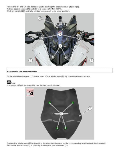 Ducati Multistrada V4 Pikes Peak Motorcycle Service Manual factory service manual title page