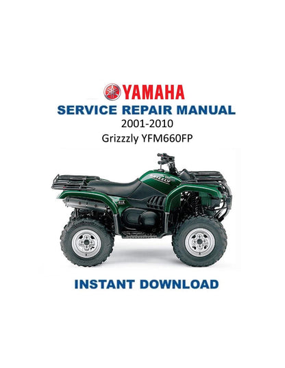 Yamaha Grizzly YFM660FP Motorcycle Service Manual 2001-2010 - Service Manual PDF Instant Download