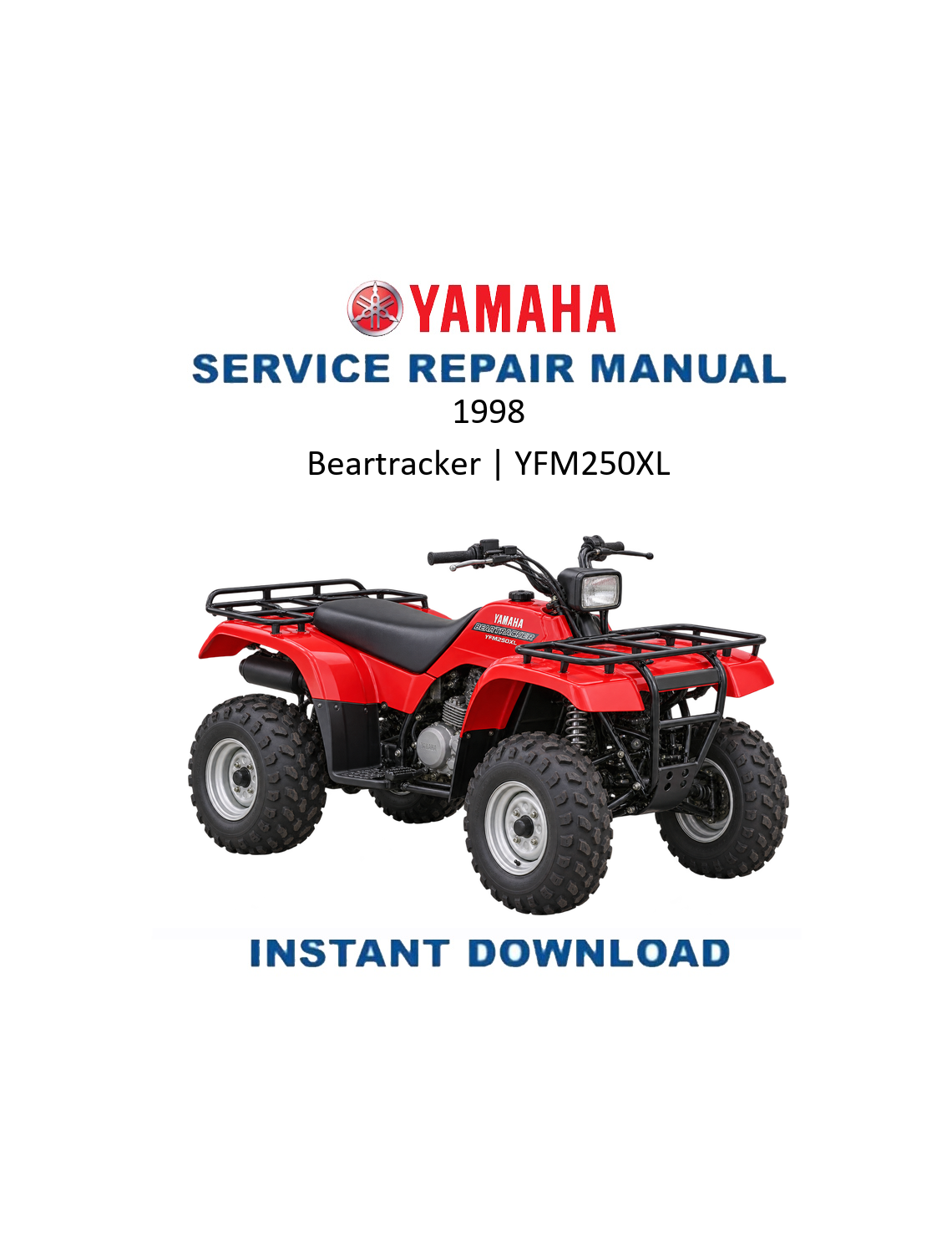 Yamaha Beartracker YFM250XL 1998 service manual PDF