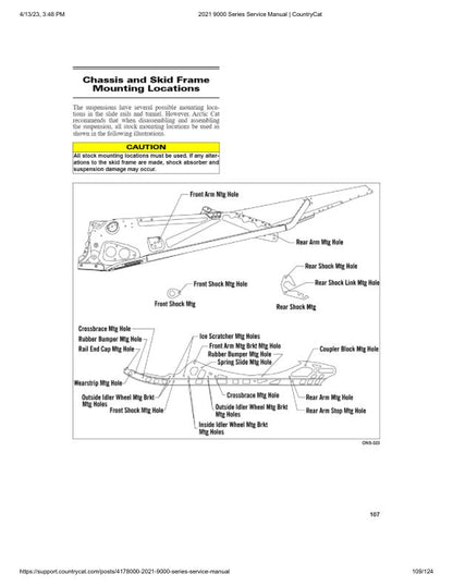 Arctic Cat Thundercat ZR 9000 Snowmobile Service Manual sample page showing schematics and diagrams